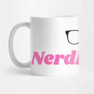 Nerdlicious (Pink Lettering) Mug